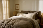 Linen Tencel Duvet Cover (Warm Grey)