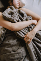 Linen Box Quilt (Warm Grey)
