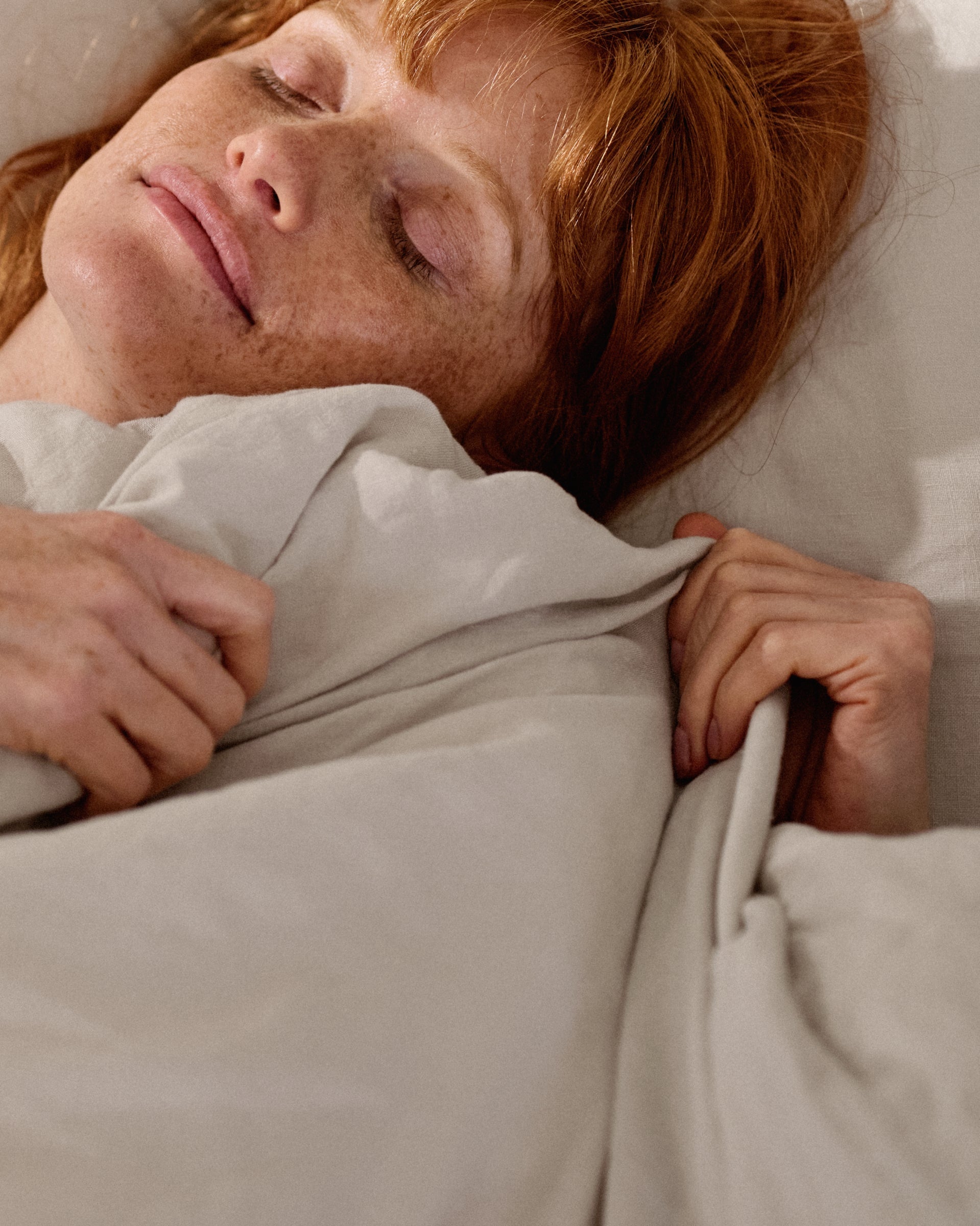 Linen Duvet Cover (Dove)