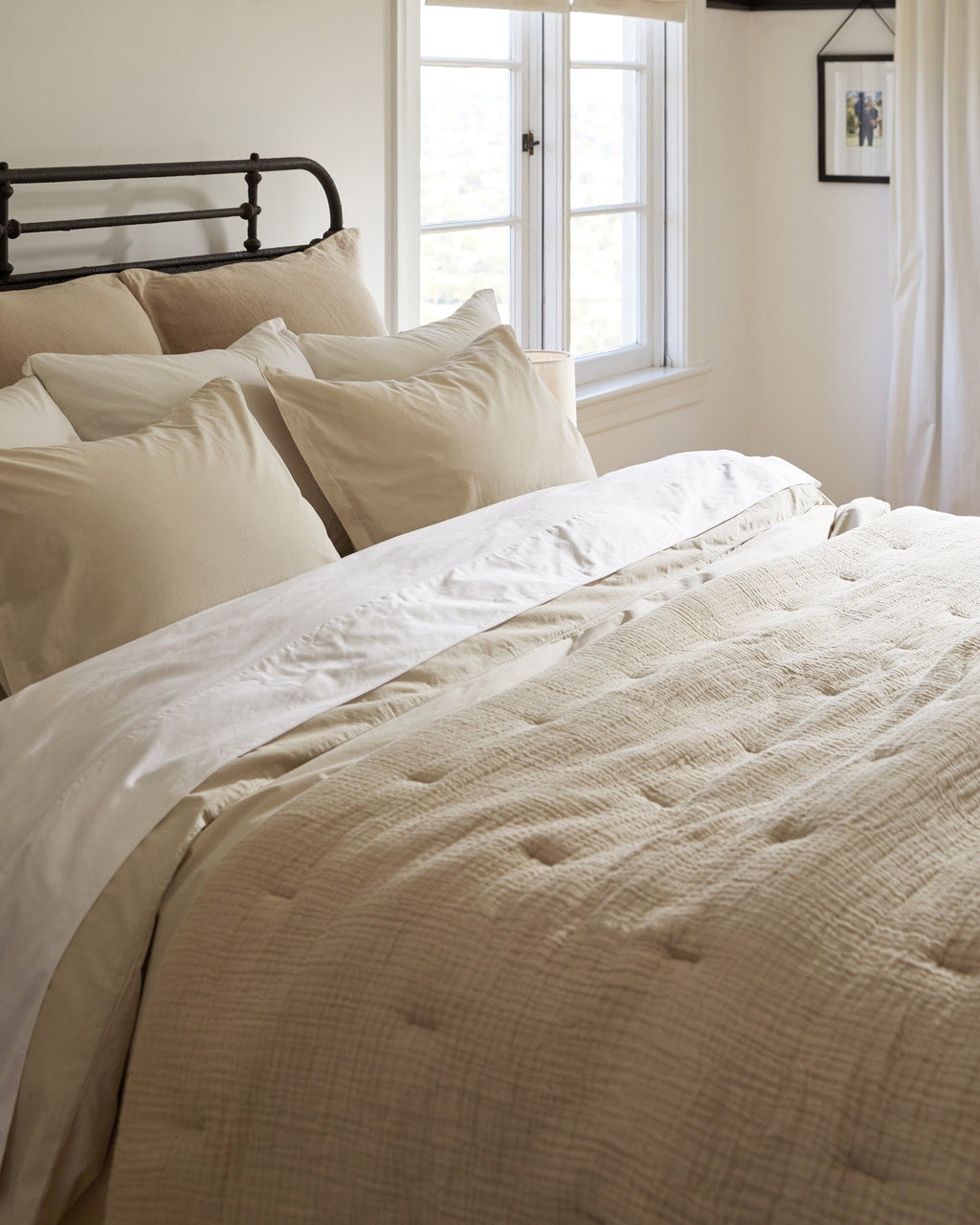Organic Cloud Cotton Quilt (Bone)