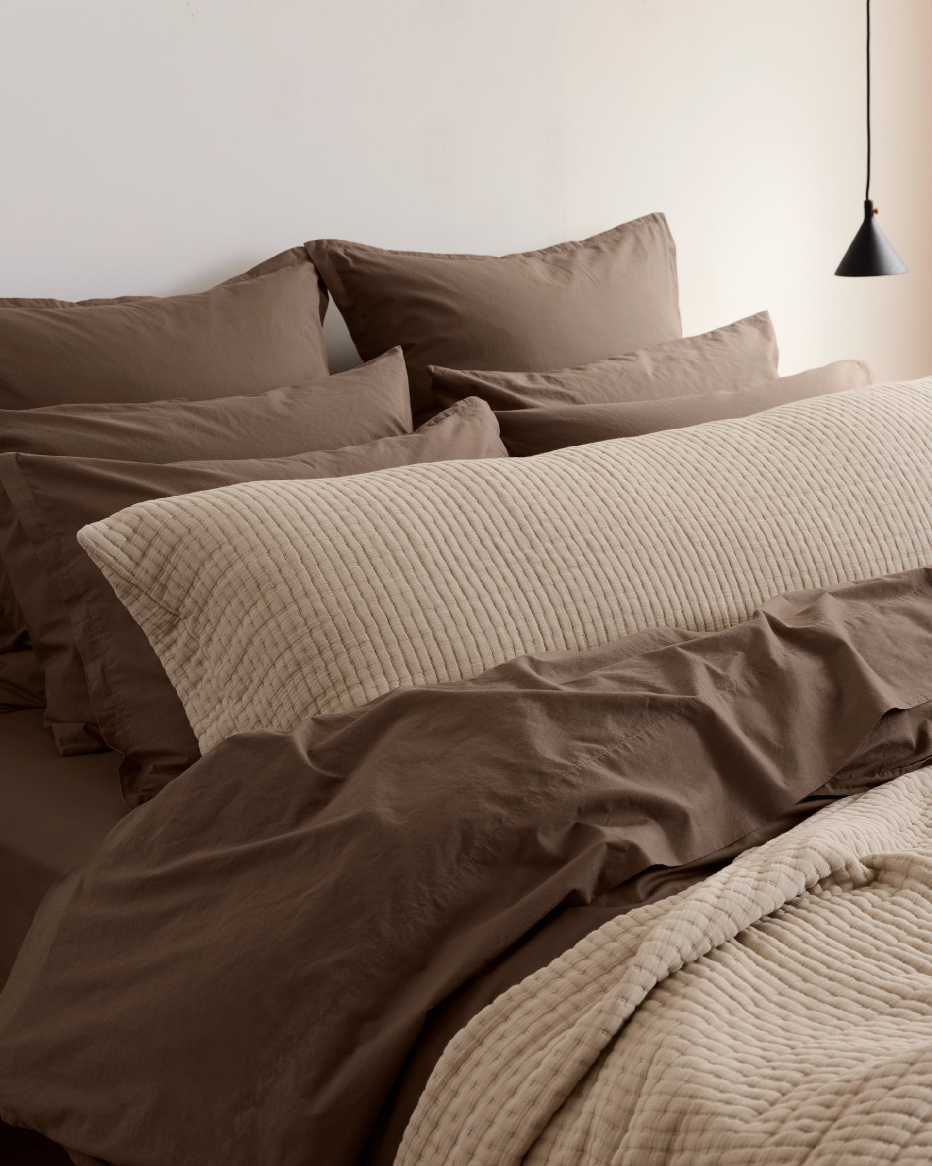 Air Cotton Body Pillow Cover - FINAL SALE (Bone)