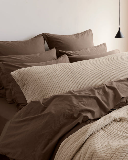 Air Cotton Body Pillow Cover - FINAL SALE (Bone)