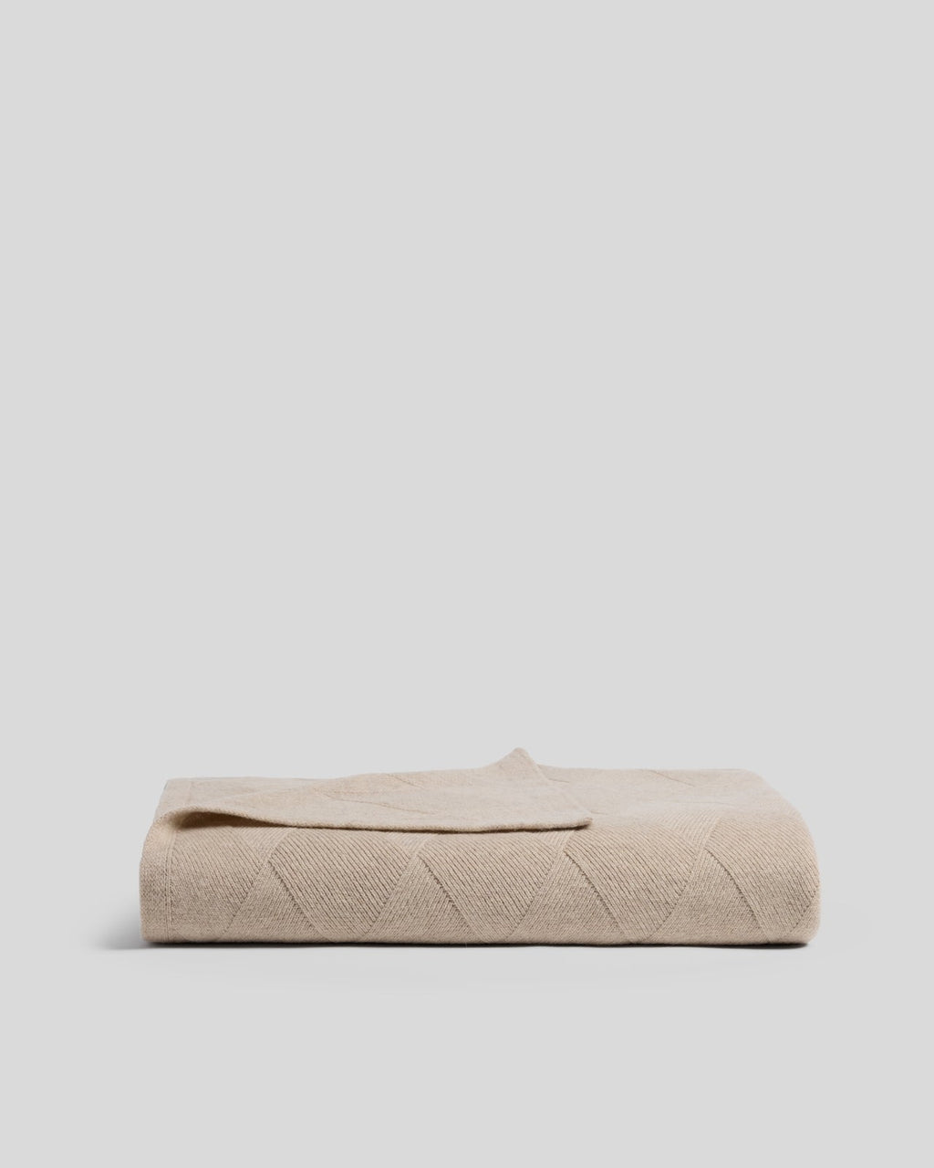 Basketweave Merino Throw - FINAL SALE (Natural)
