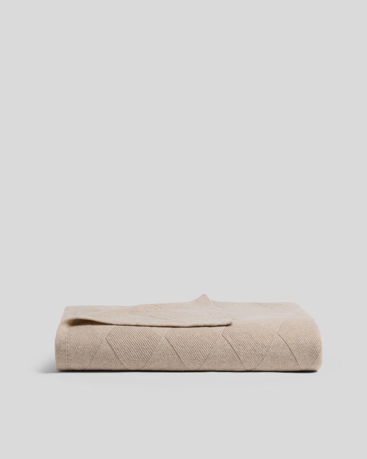 Basketweave Merino Throw - FINAL SALE (Natural)