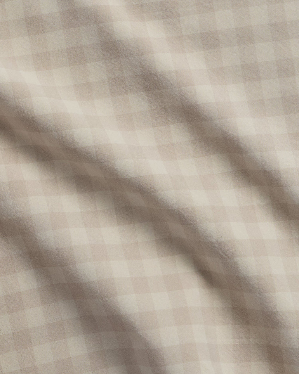 Brushed Cotton Sheet Set - Bone Check F/Q