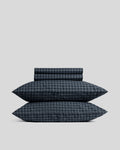 Brushed Cotton Sheet Set - Dusk Check F/Q