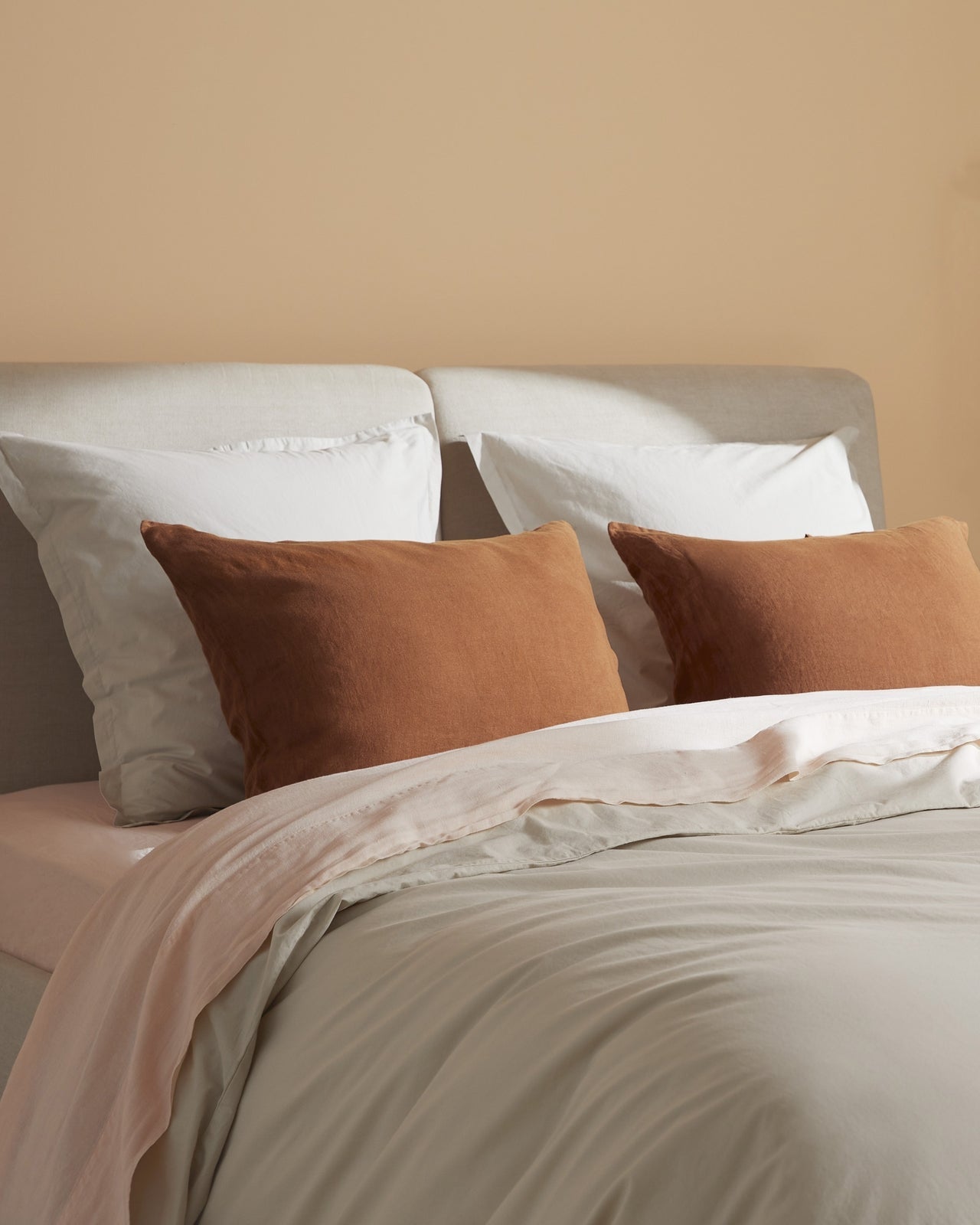 Brushed Cotton Duvet Cover (Bone)