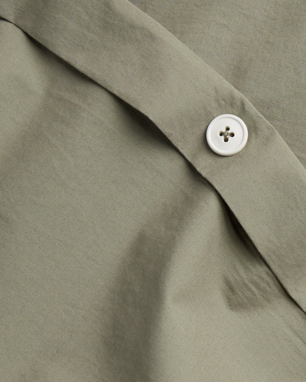 Brushed Cotton Duvet Cover (Moss)