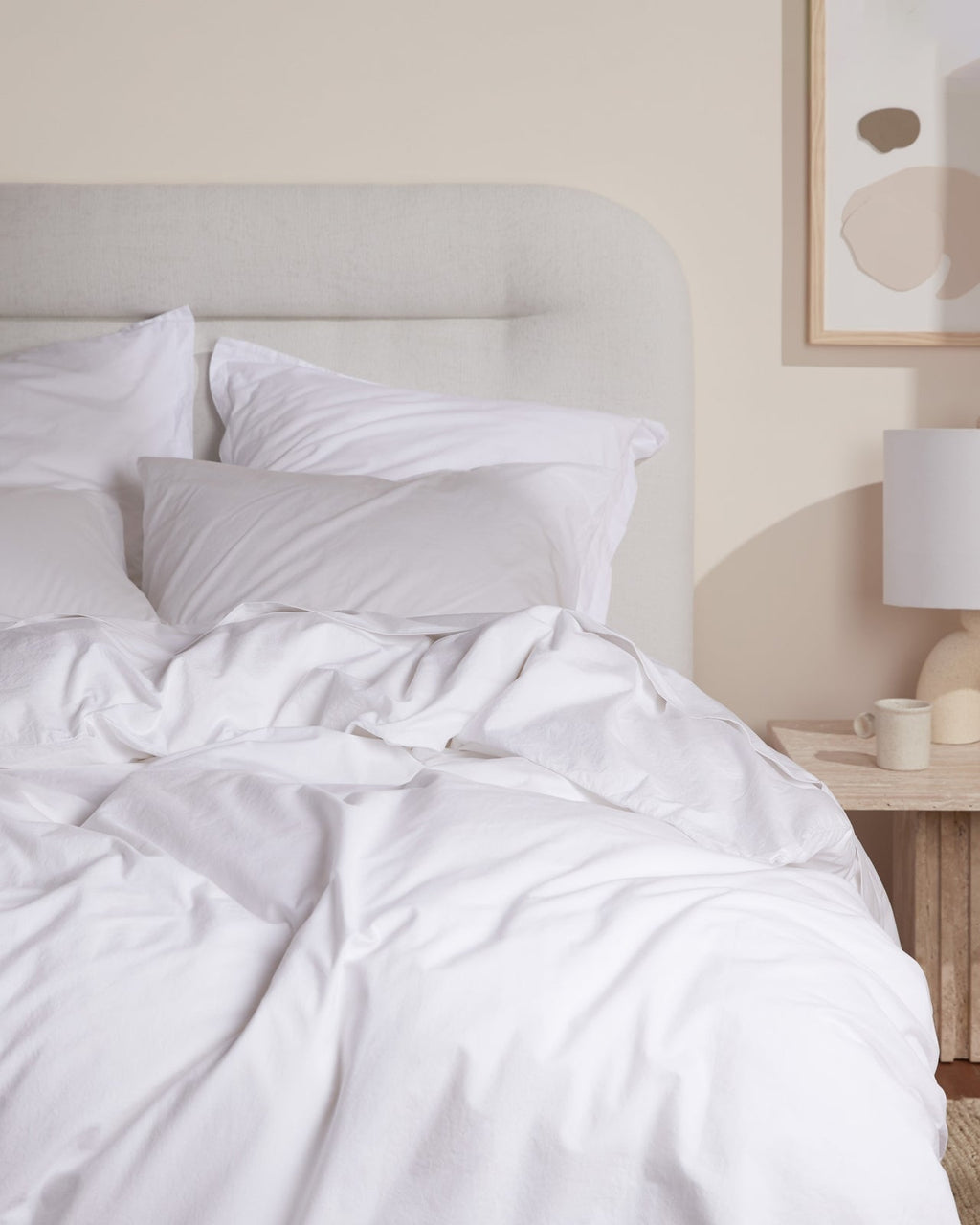 Brushed Cotton Duvet Cover (White)