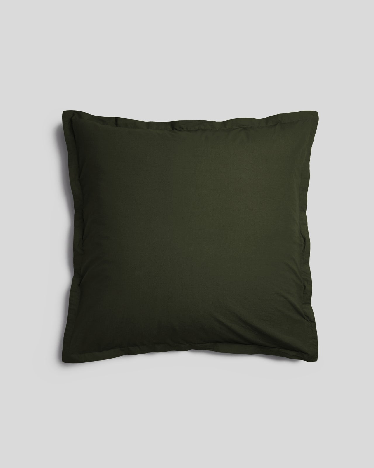 Brushed Cotton Euro Sham (Evergreen)