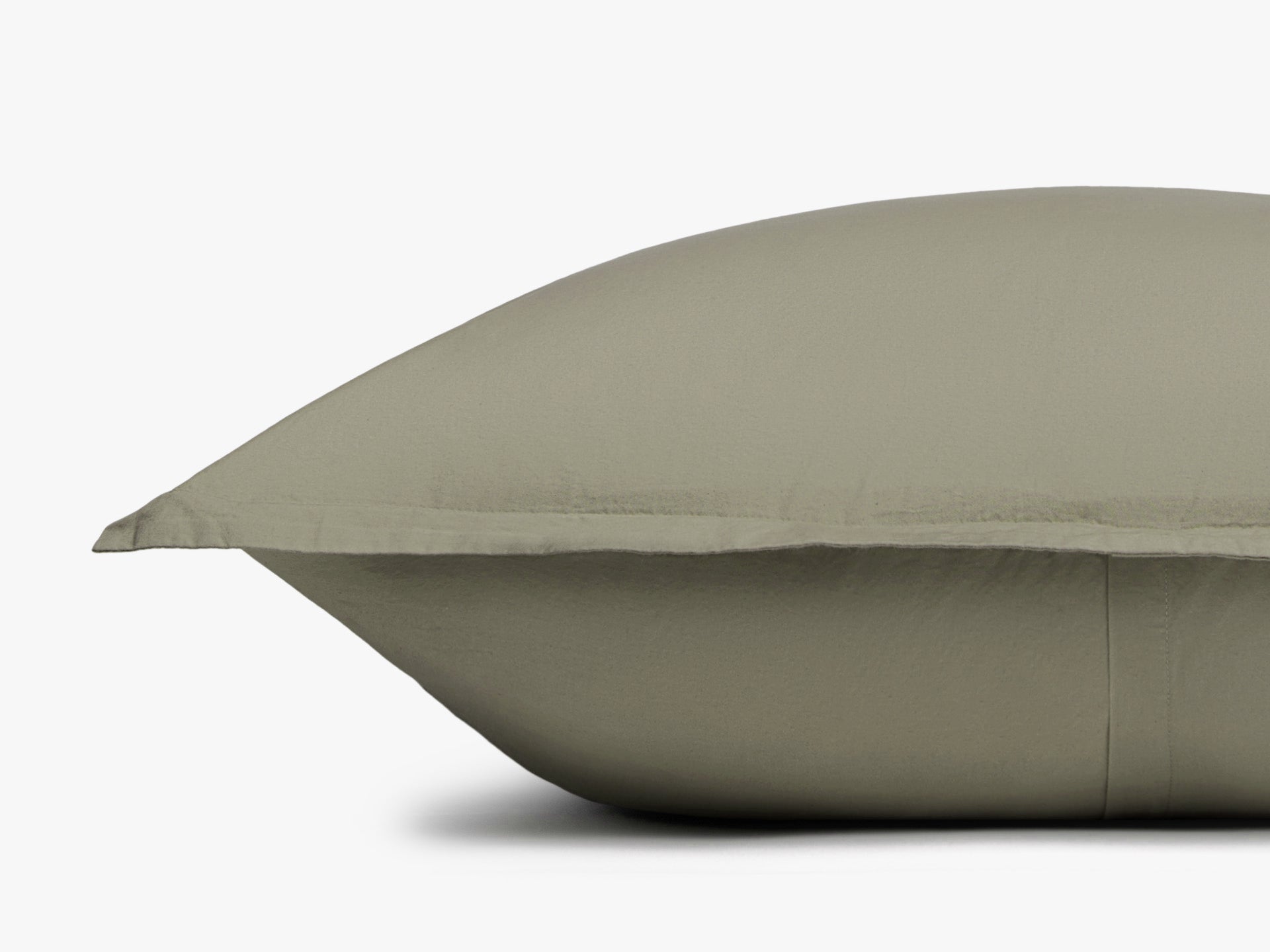 Brushed Cotton Euro Sham (Moss)