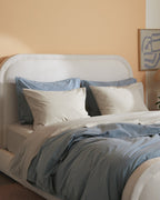 Brushed Cotton Sham Set (Bone)