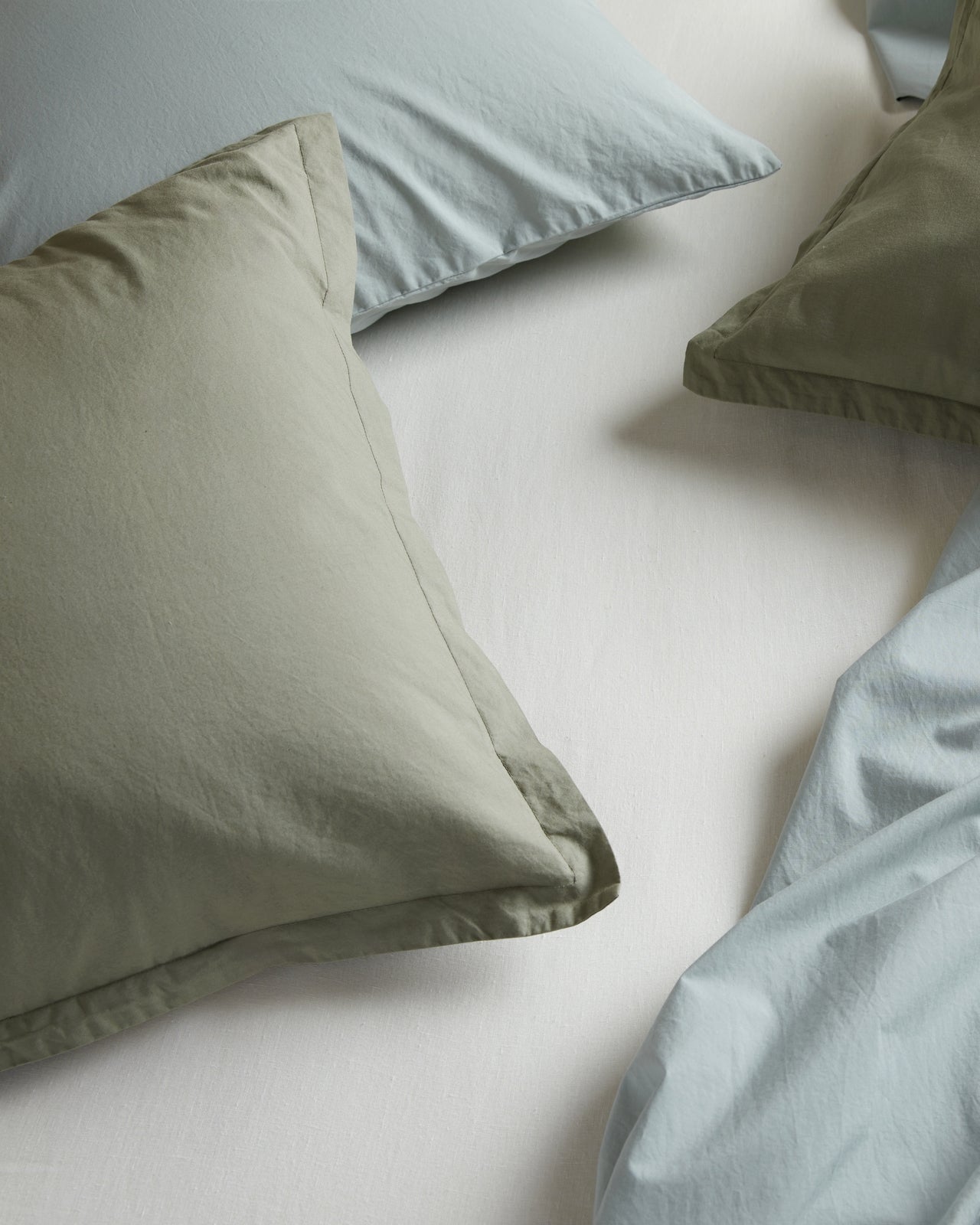 Brushed Cotton Sham Set (Moss)