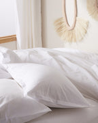 Brushed Cotton Sham Set (White)