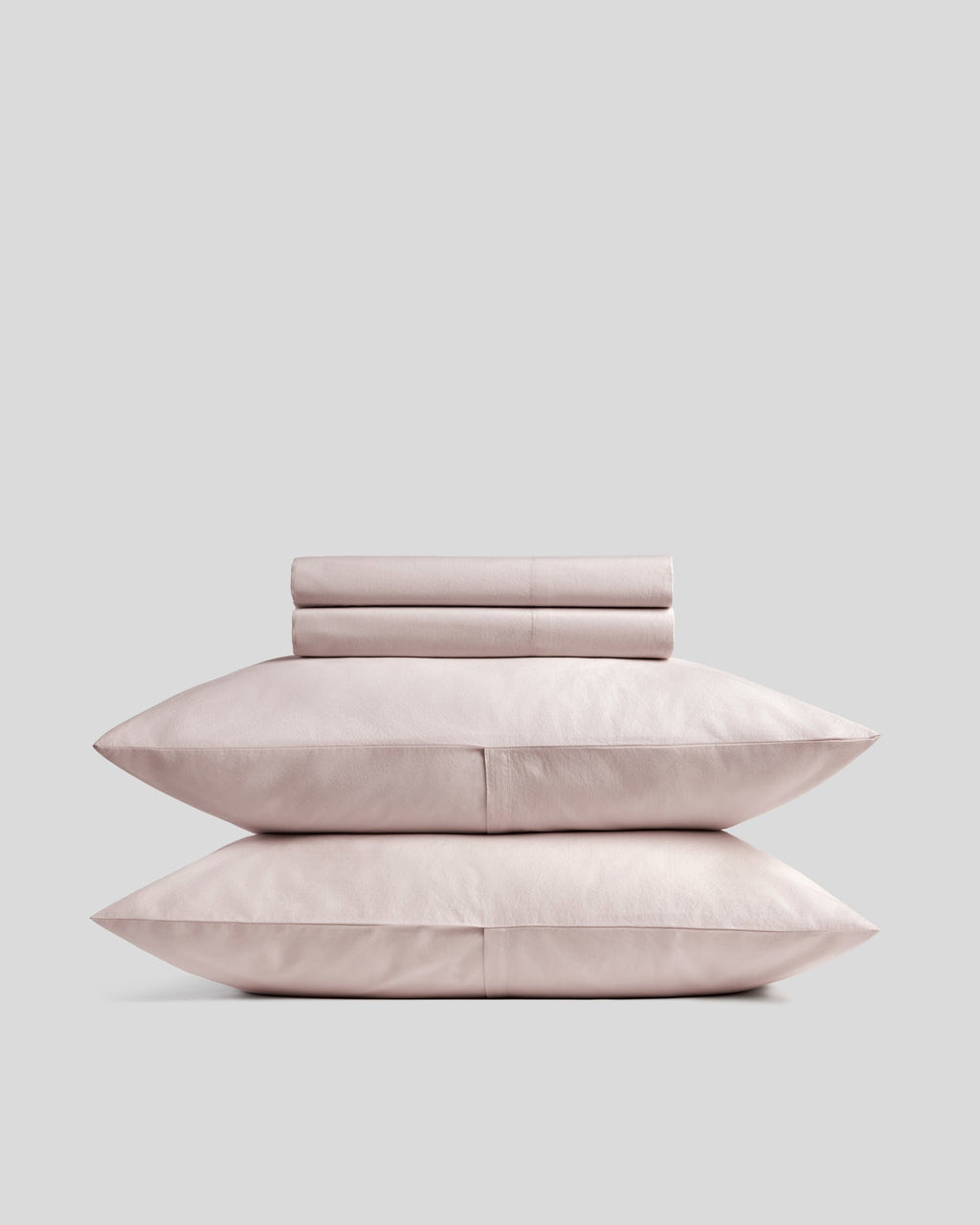 Brushed Cotton Sheet Set - Blush F/Q