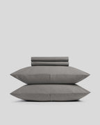 Brushed Cotton Sheet Set - Pebble F/Q