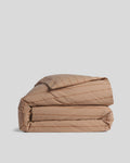 Brushed Cotton Duvet Cover (Adobe Stripe)