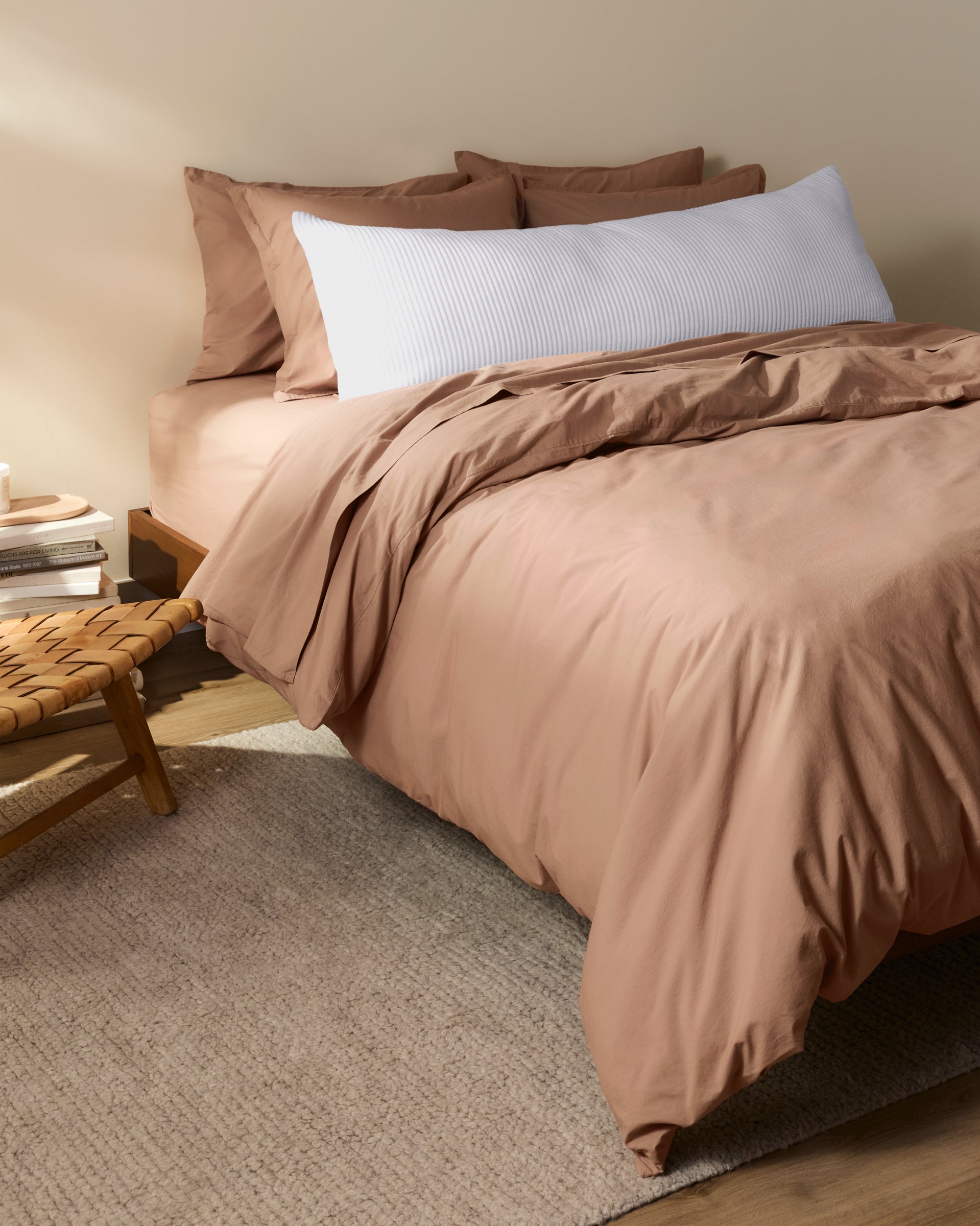 Brushed Cotton Duvet Cover (Adobe)