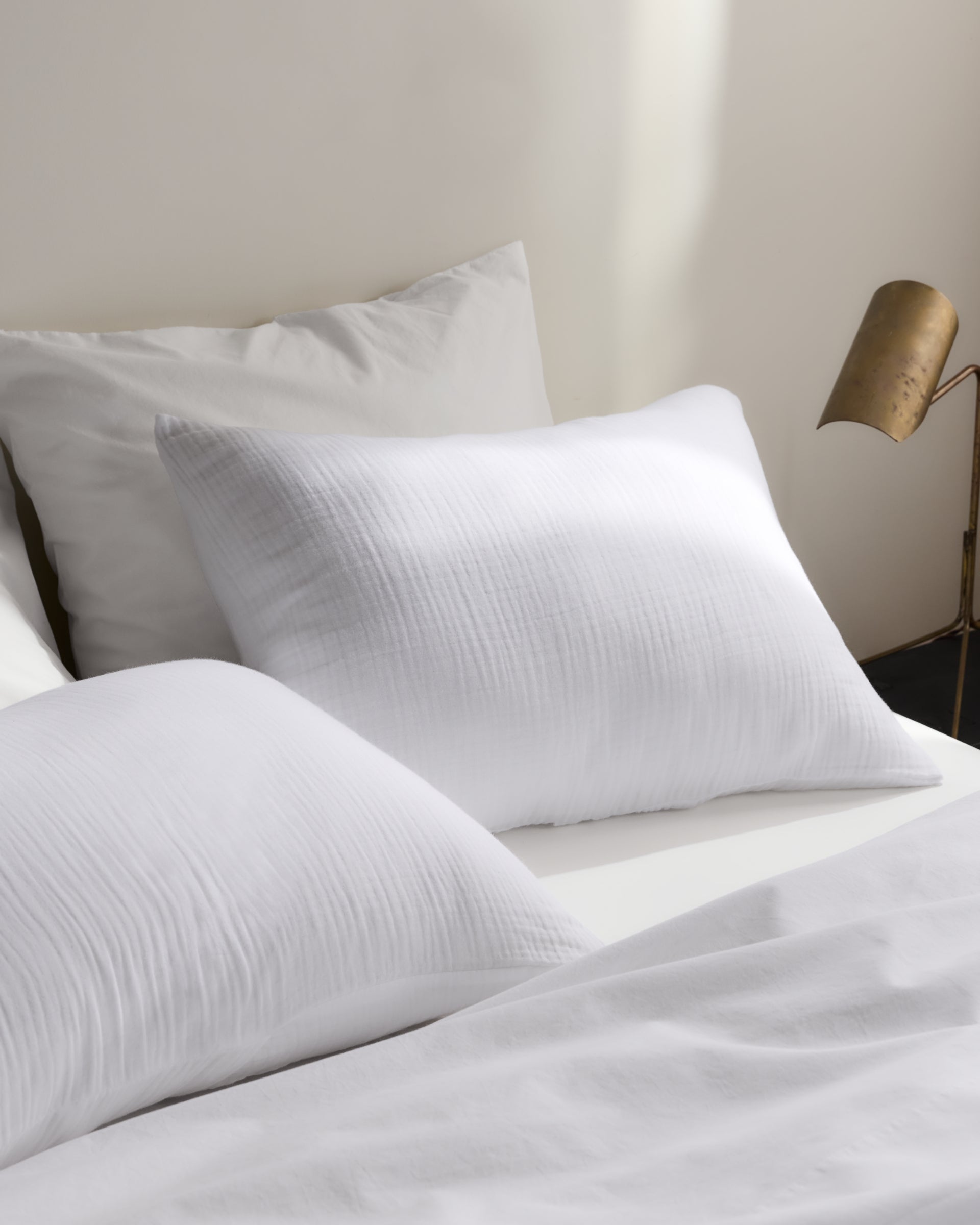 Organic Cloud Cotton Sham Set (White)