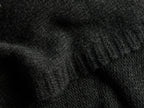 Classic Knit Alpaca Throw - FINAL SALE (Charcoal)