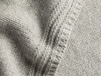 Classic Knit Alpaca Throw - FINAL SALE (Light Heather Grey)