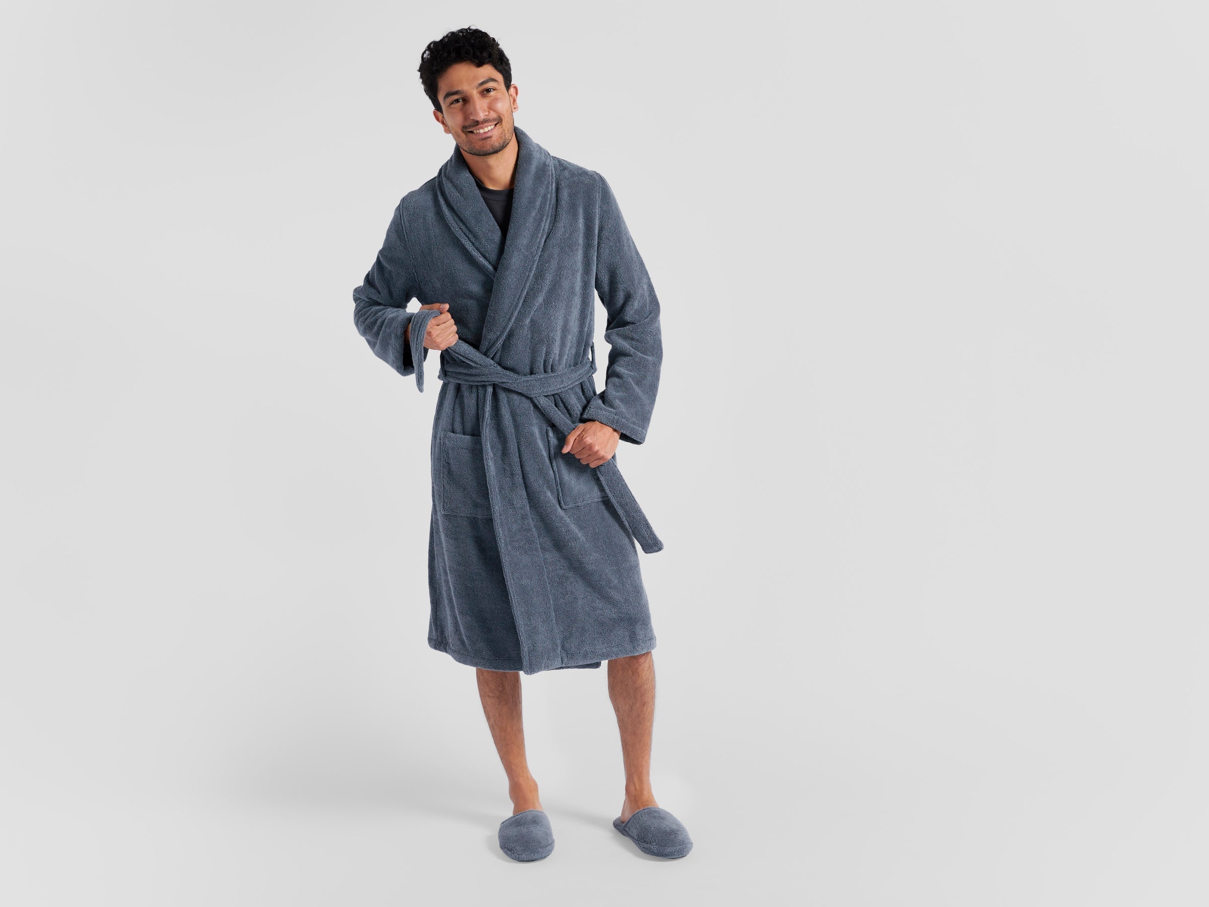 Classic Turkish Cotton Robe - FINAL SALE (Dusk)