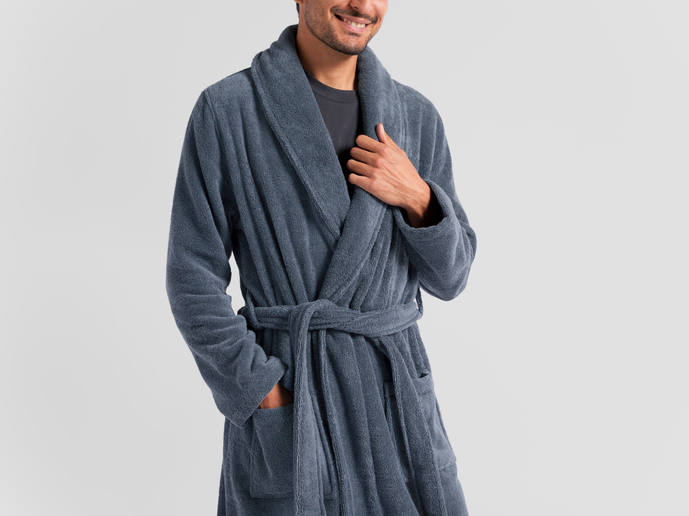Classic Turkish Cotton Robe - FINAL SALE (Dusk)
