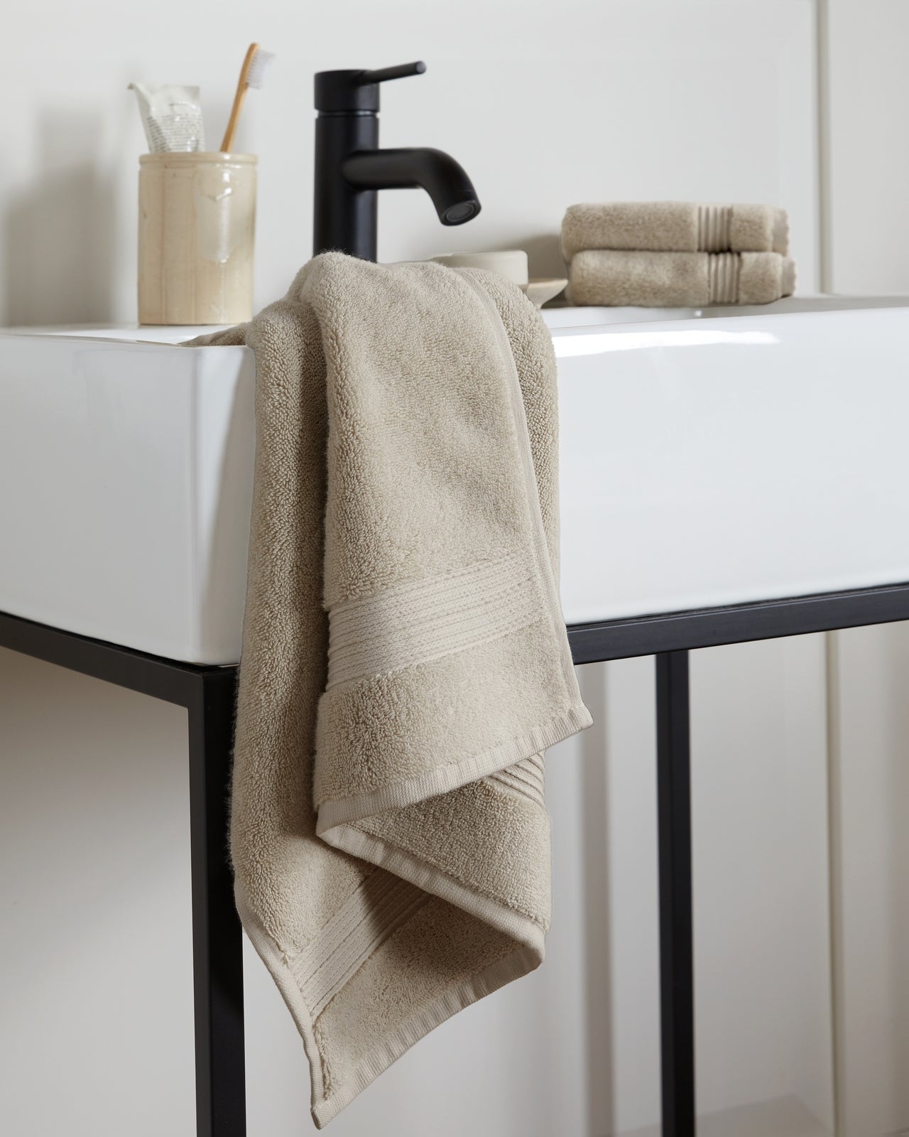 Classic Turkish Cotton Towels (Bone)