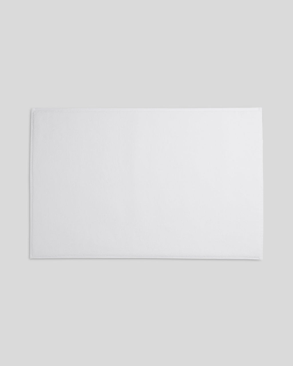 Classic Turkish Cotton Tub Mat (White)