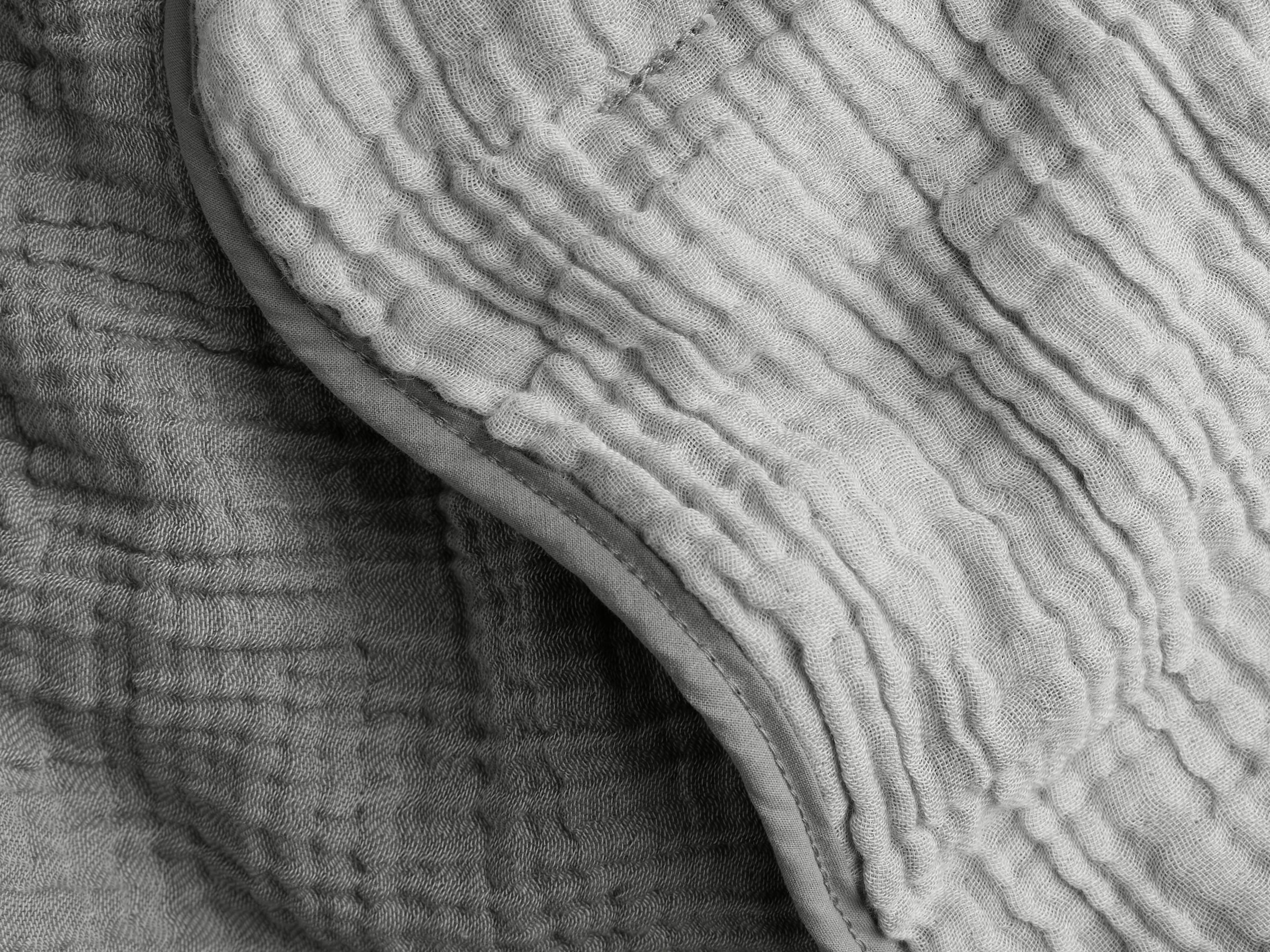 Organic Cloud Cotton Quilt - FINAL SALE (Steel and Smoke)