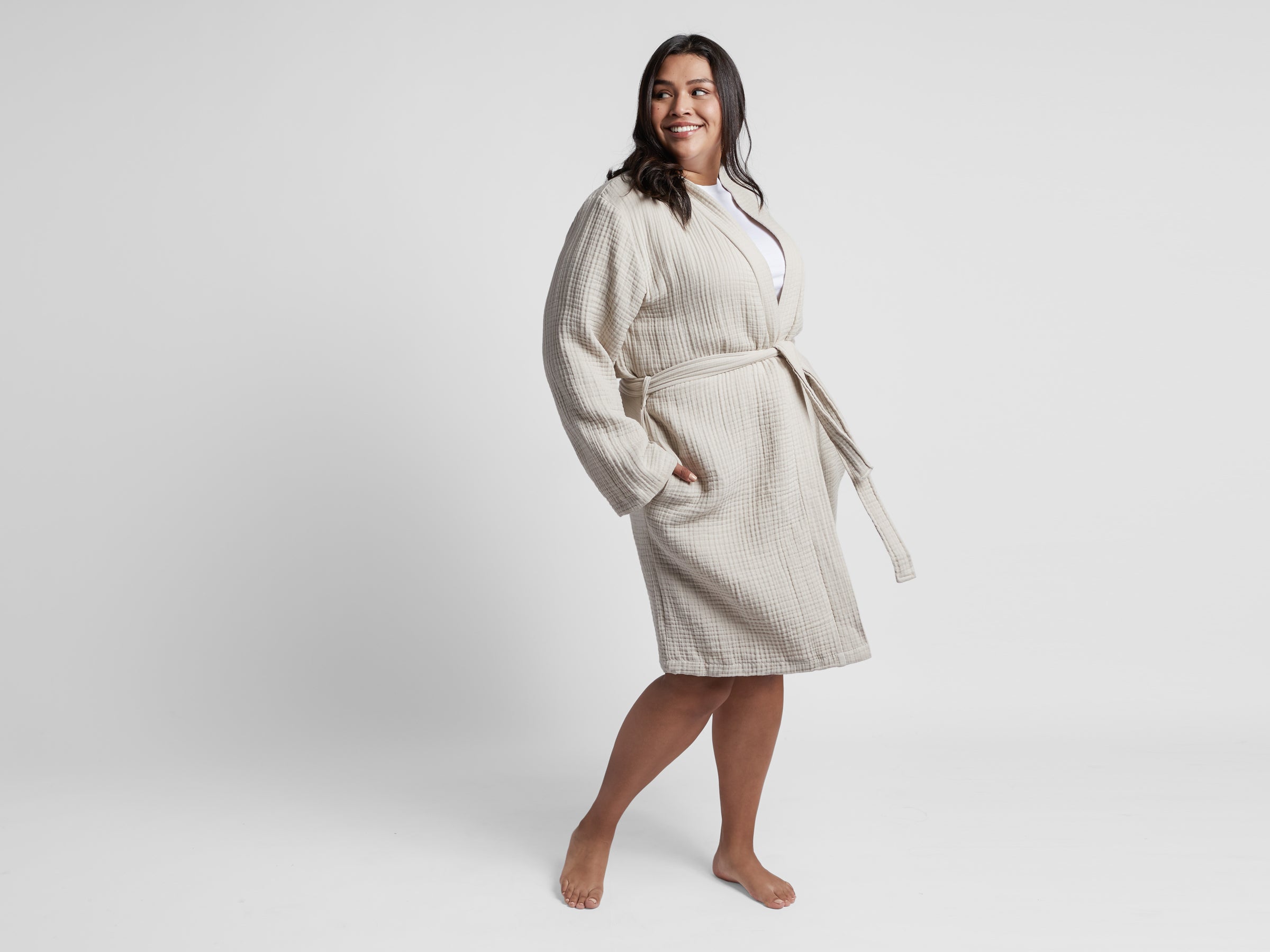 Cloud Cotton Robe (Bone)