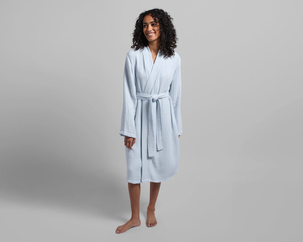 Cloud Cotton Robe (Lagoon)