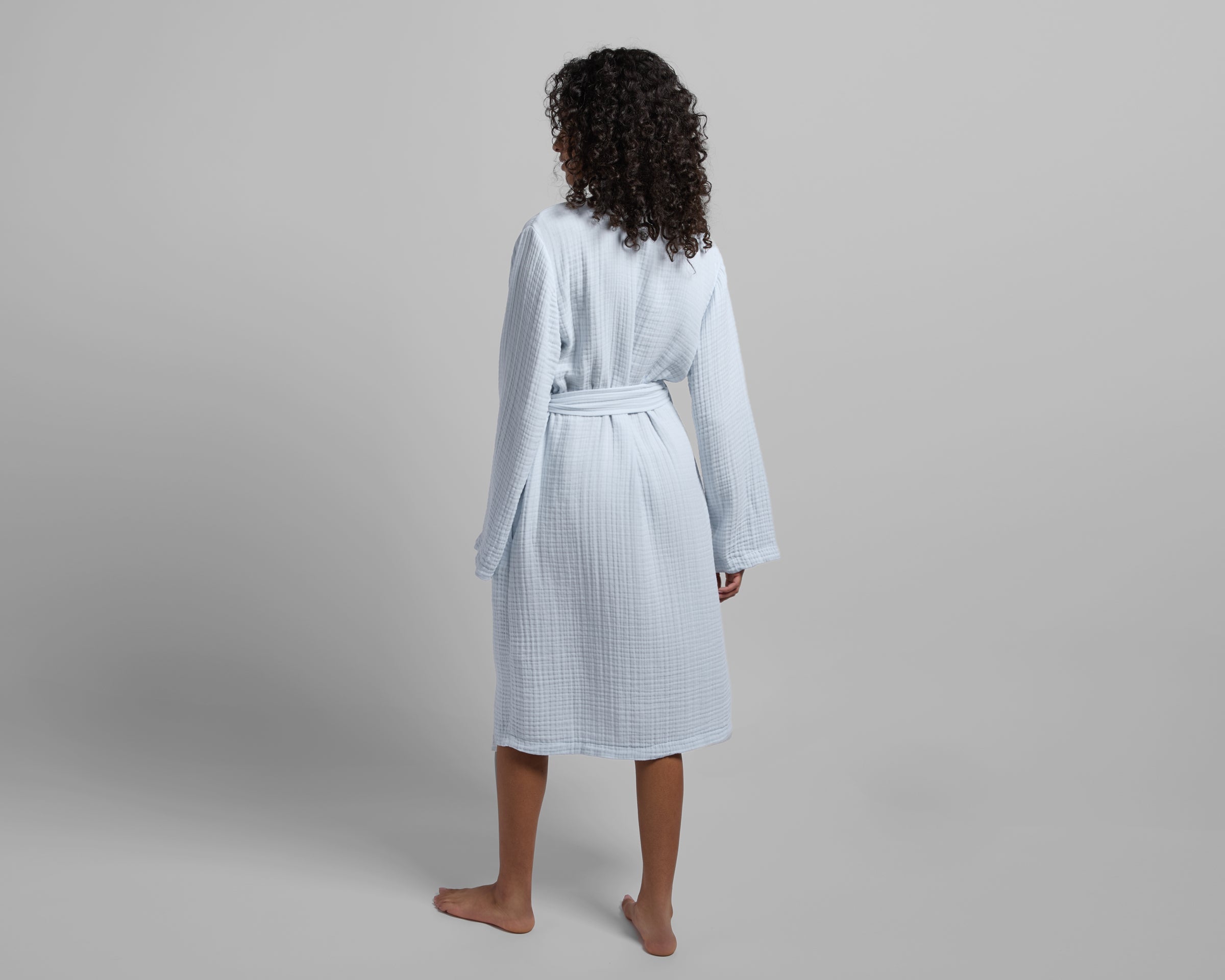 Cloud Cotton Robe (Lagoon)
