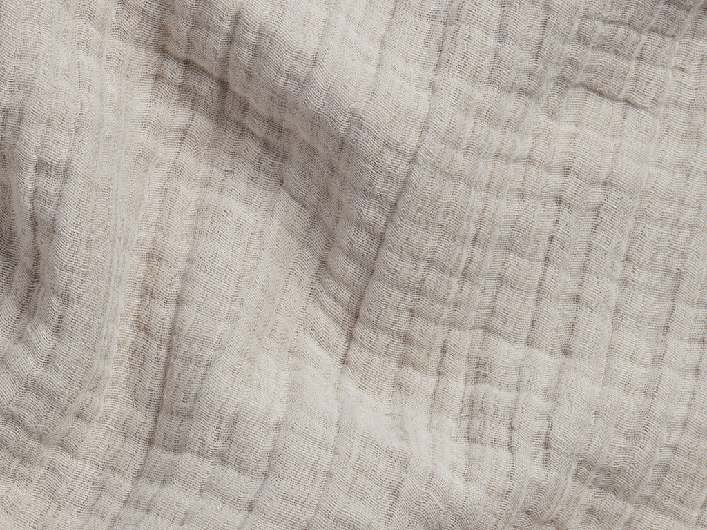 Cloud Linen Gauze Throw (Bone)