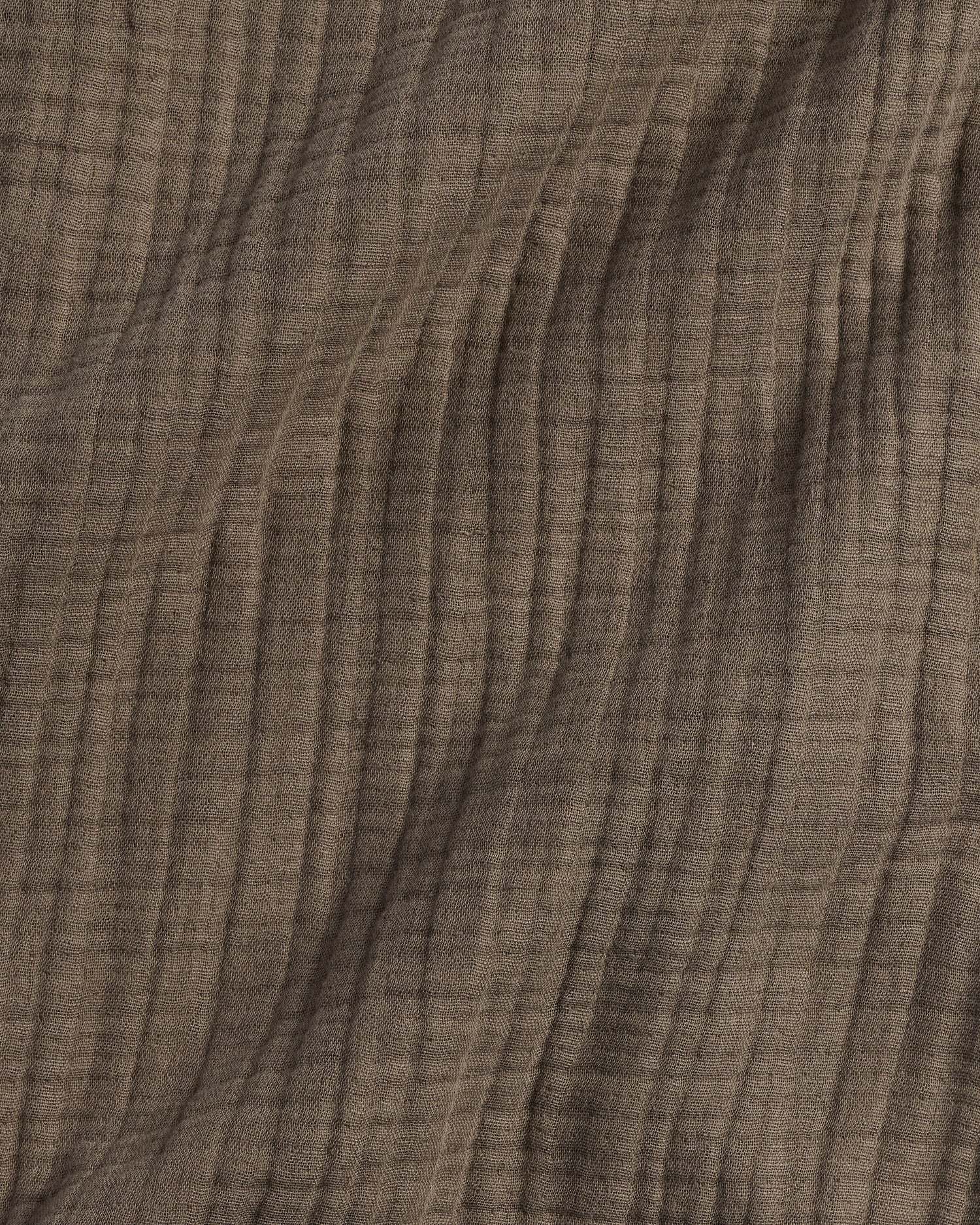 Cloud Linen Gauze Throw (Warm Grey)