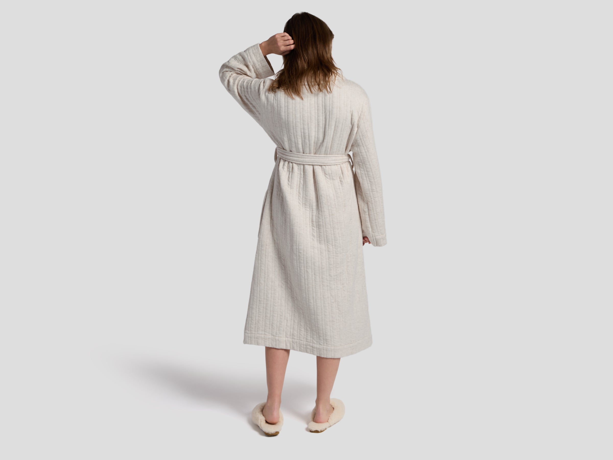 Cozy Knit Robe (Natural)