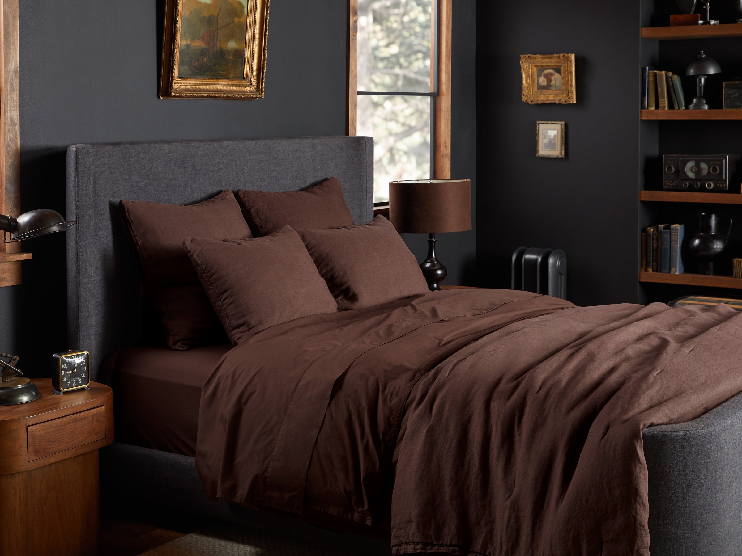 Everyday Linen Quilt - FINAL SALE (Raisin)