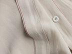 Linen Tencel Duvet Cover - FINAL SALE (Bone with Canyon)
