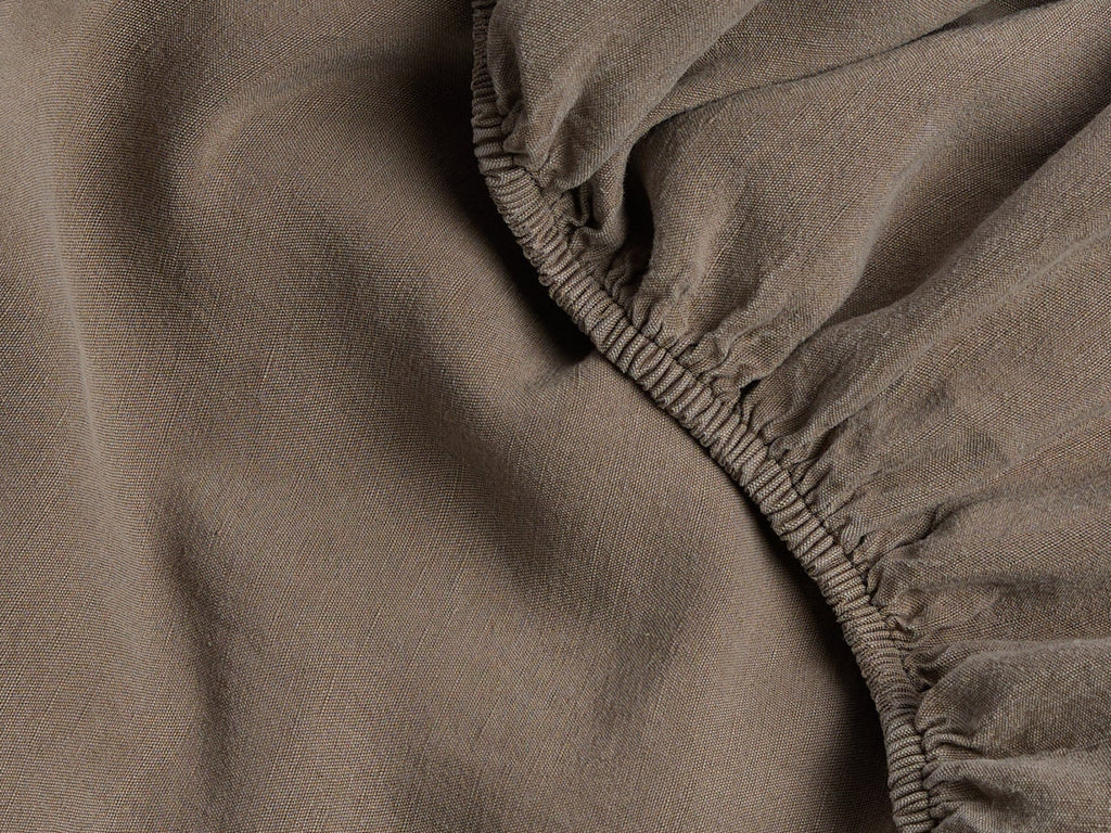 Linen Tencel Sheet Set - Warm Grey F/Q