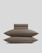 Linen Tencel Sheet Set - Warm Grey F/Q