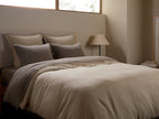 Linen Tencel Sheet Set - Warm Grey F/Q