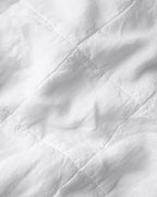 Linen Box Quilt (White)