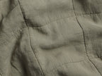 Linen Box Quilted Sham Set (Moss)