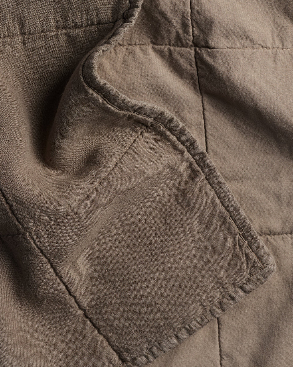 Linen Box Quilt (Warm Grey)