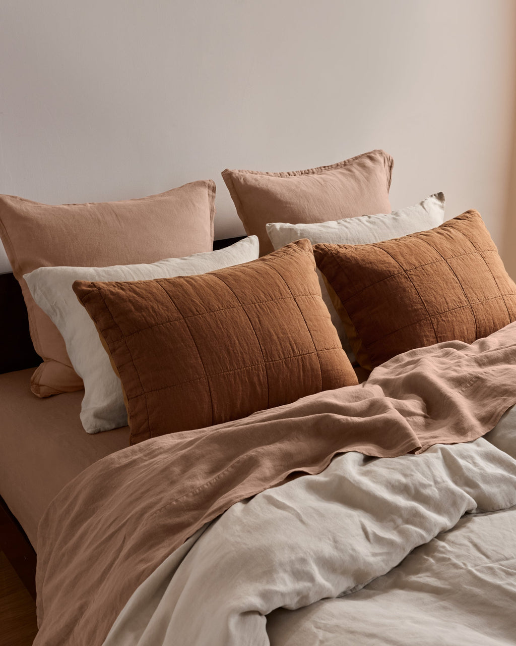 Linen Euro Sham (Adobe)
