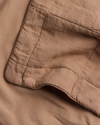 Linen Box Quilted Euro Sham (Adobe)