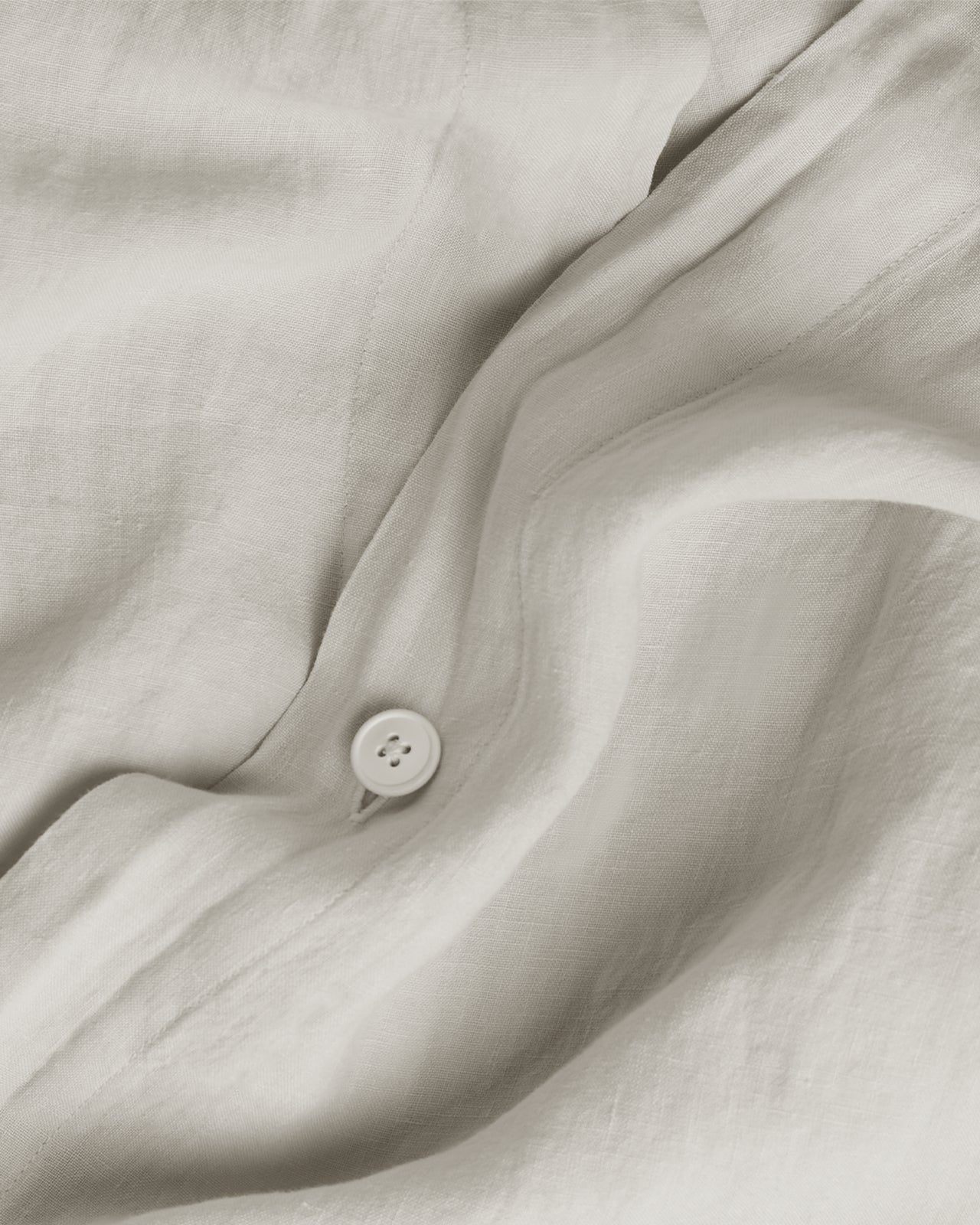 Linen Duvet Cover Set - Bone K/CK