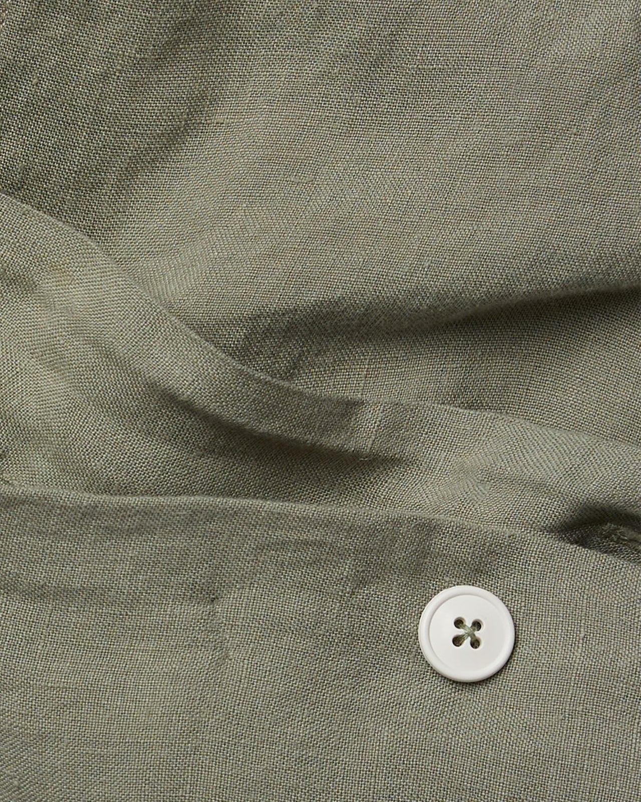 Linen Duvet Cover Set - Moss K/CK