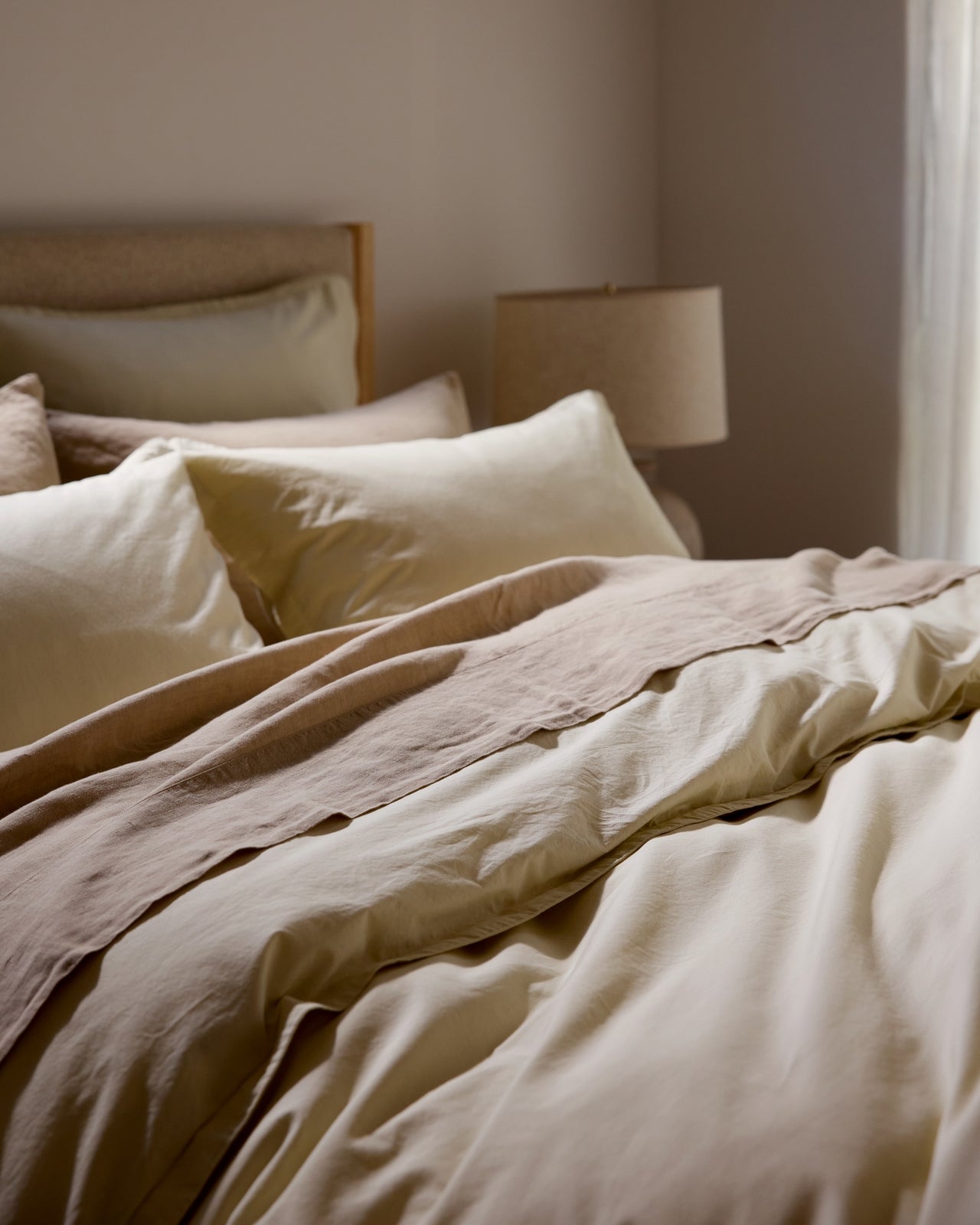 Linen Duvet Cover (Toast)