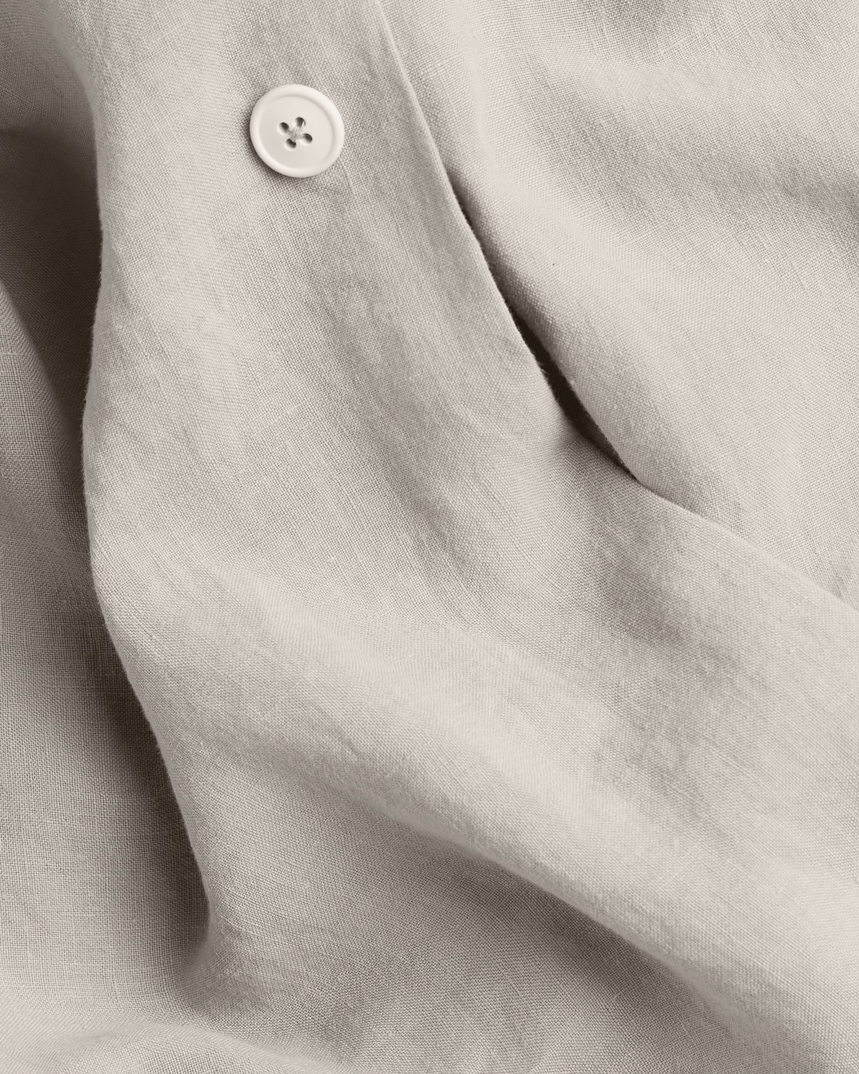 Linen Duvet Cover (Dove)